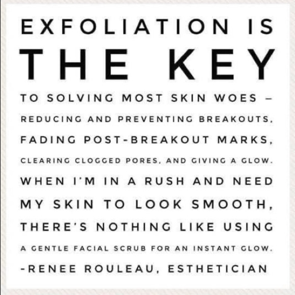 A body exfoliate, to treat back acne or body acne.